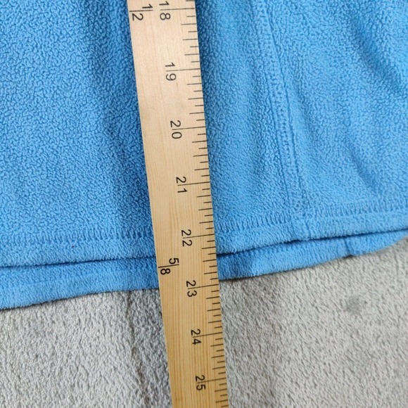 The North‎ Face Jacket Womens Small Blue 1/4 Zip Sweater Long Sleeve Polartec - Picture 7 of 8